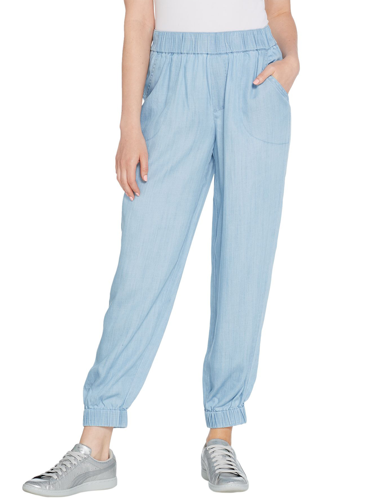 LISA RINNA Size 6 Lyocell Jogger Pants DARK WASH – NYC Moda Boutique