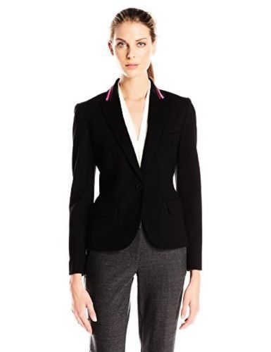 Anne klein striped outlet blazer